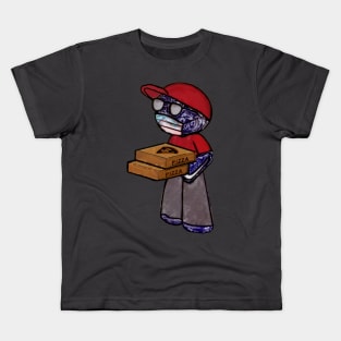 Pizza dude Kids T-Shirt